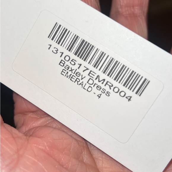 NWT Reformation Baxley Emerald Heart Shaped Neck Green  Fitted Dress Sz 4 US - Picture 7 of 9